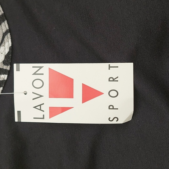 LAVON SPORT pull-over long sleeve top NWT - Picture 4 of 10